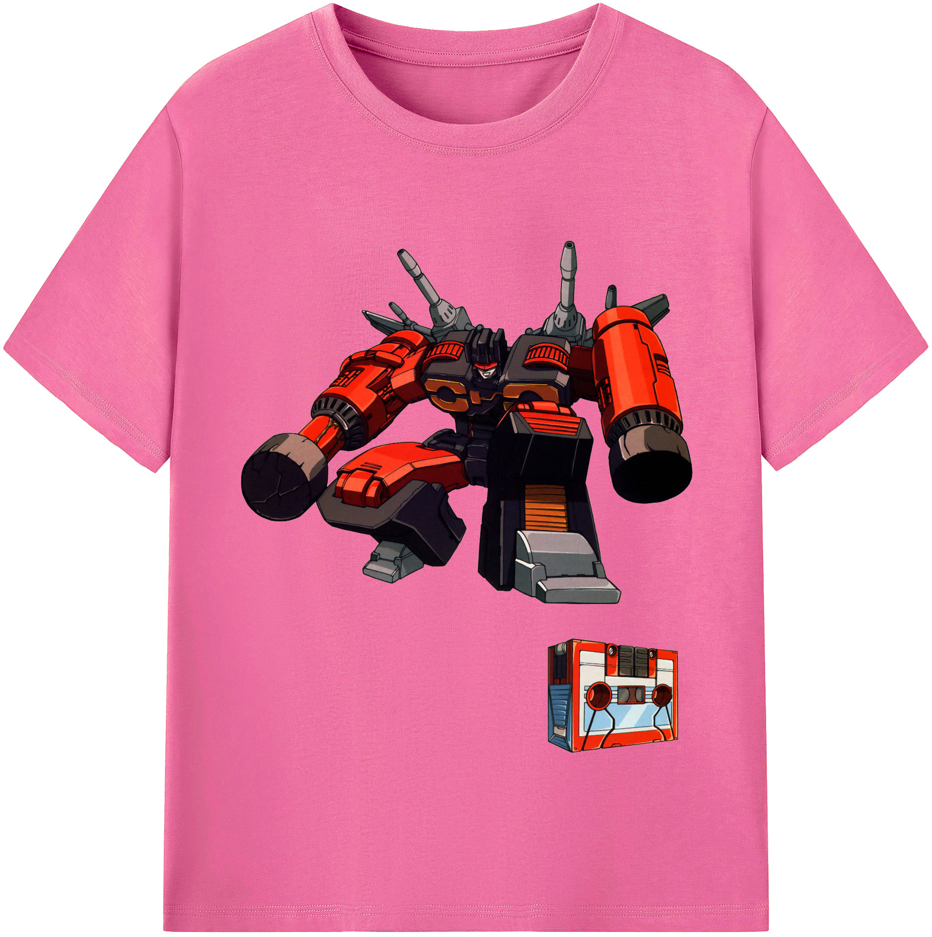 （画像用）  レディースカジュアルプリントTシャツ（綿100％）